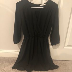 Beautiful black silky dress